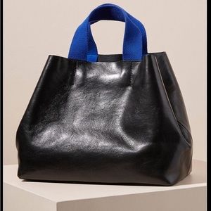 Clare V Black Bateau Tote Bag